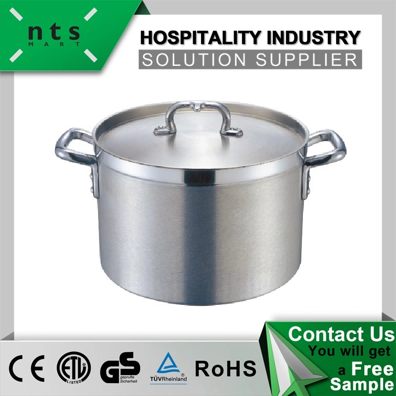 Kitchen Ware American Style Stock Soup Pot Cooking Pot with Solid Handle