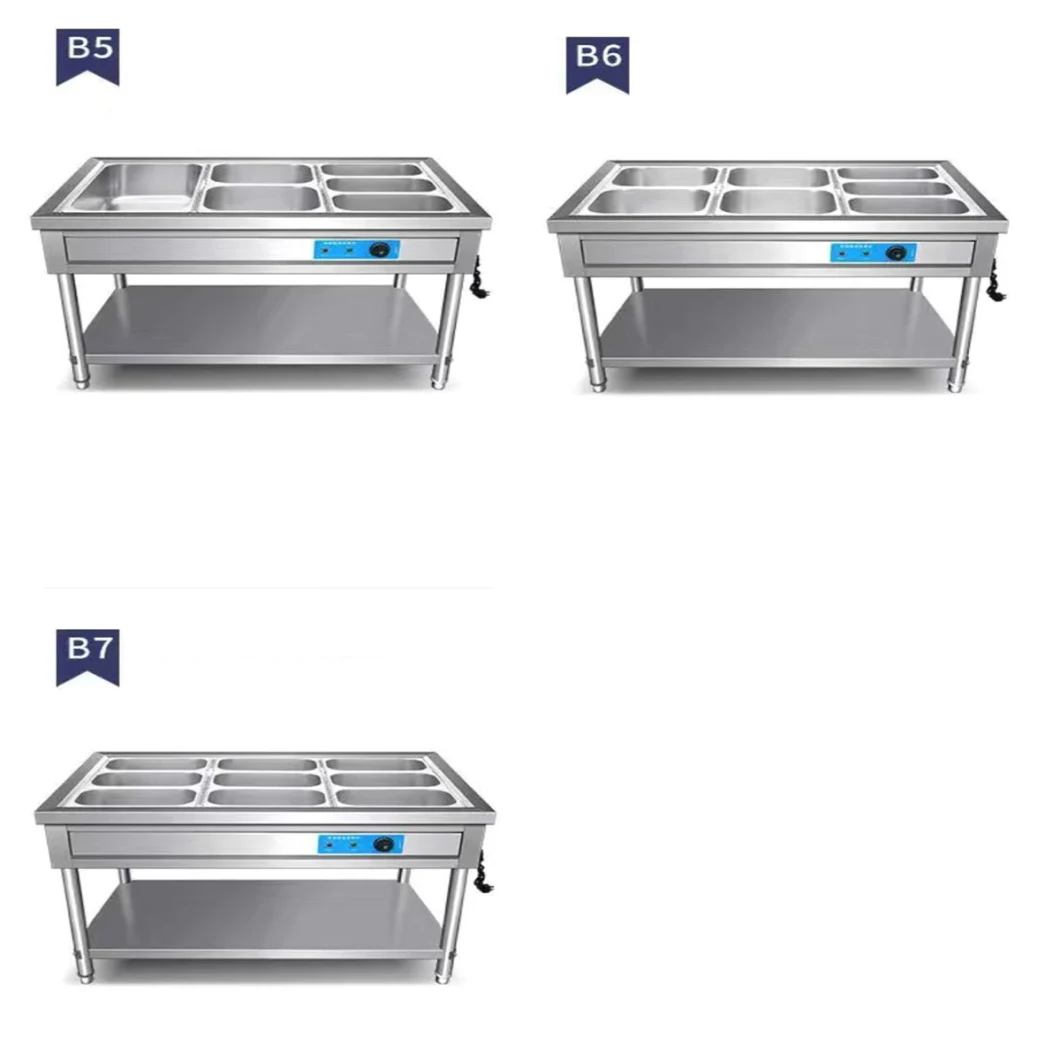 Bain Marie International Popular Style Bain Marie Stainless Steel Electric Soup Heating Pot