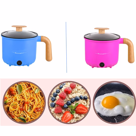 Küchengeräte Elektrischer intelligenter 1,5-l-Kochtopf für Nudeln, Ramen-Suppe, Multi-Mini-tragbarer elektrischer Hot-Pot-Kocher